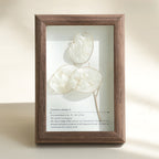 "The Landscape Garden" - Real Preserved Flower Shadow Box (Panoramic Desk Decor) - Yunicrafts