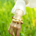 "The Meadow Dancer" Braided Seed Bracelet - Yunicrafts
