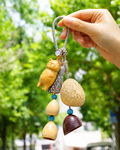 "The Naptime Kitty" Wood Cat Seed Charm - Yunicrafts