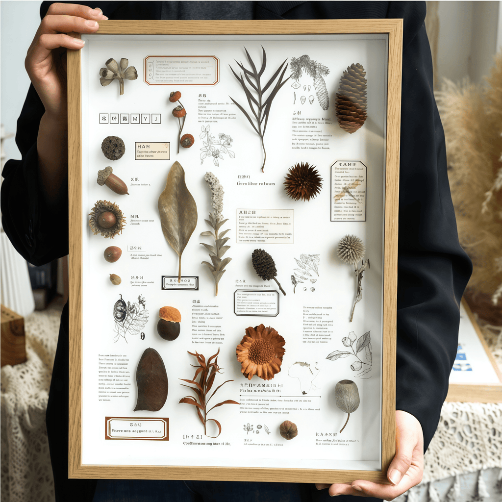 "The Rainforest Seed Vault" Tropical Specimen Shadow Box - Yunicrafts