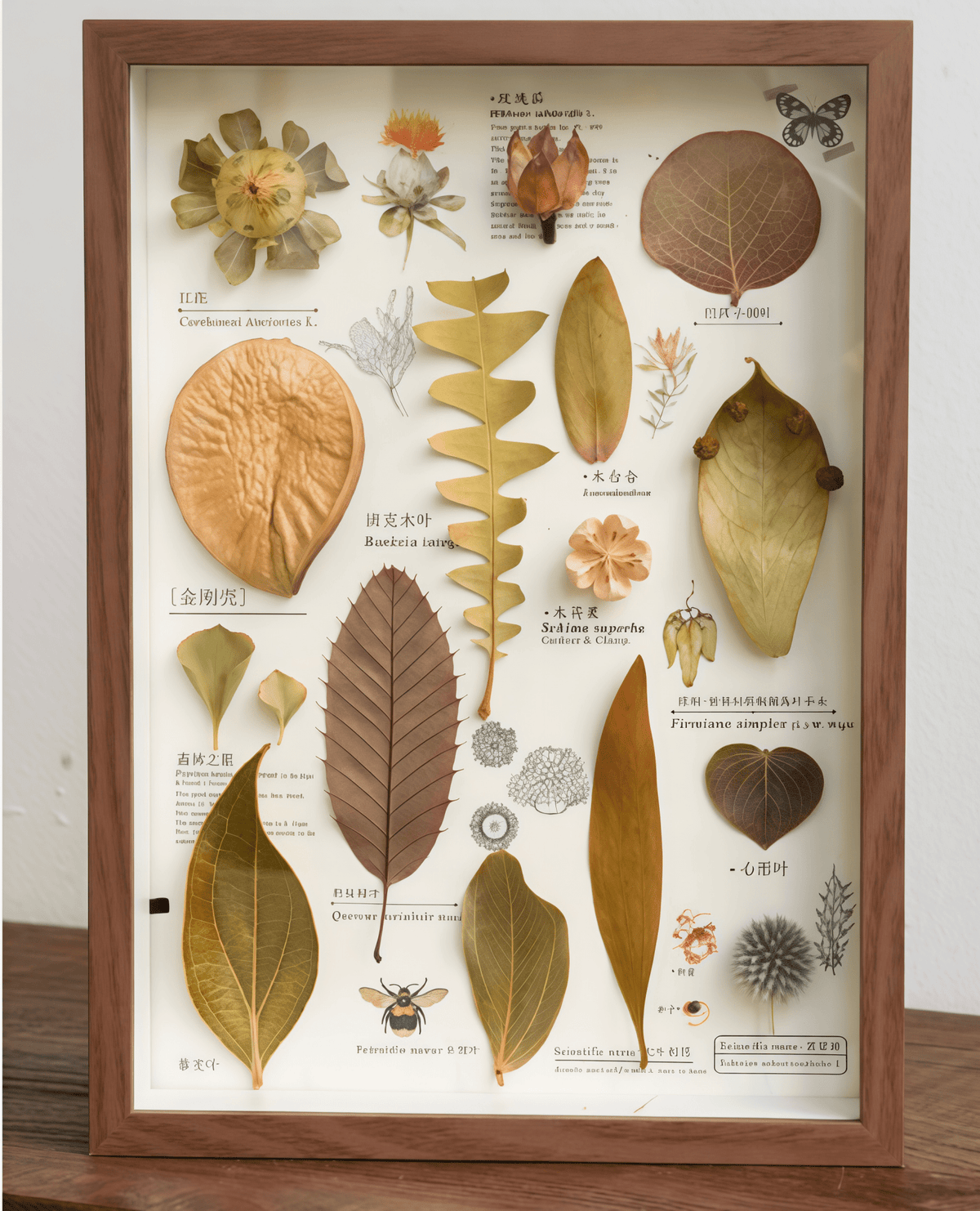 "The Rainforest Seed Vault" Tropical Specimen Shadow Box - Yunicrafts