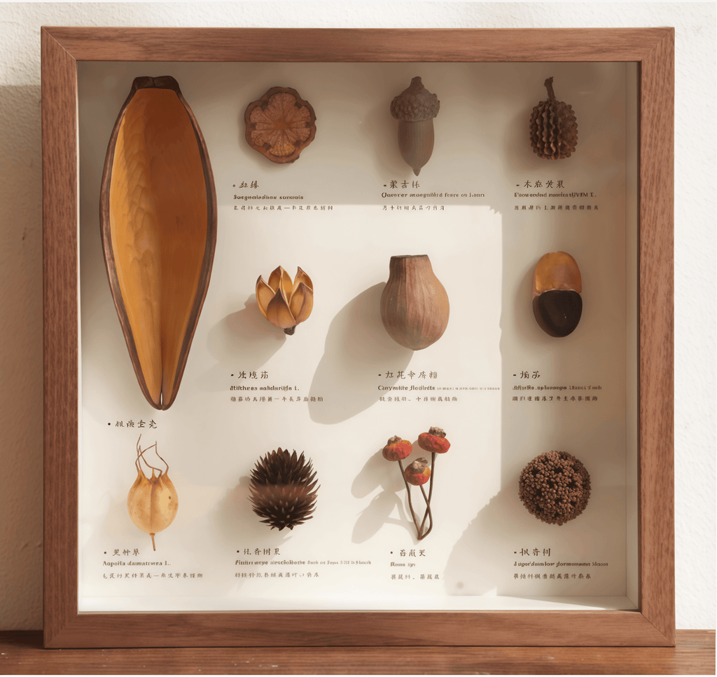 "The Rainforest Seed Vault" Tropical Specimen Shadow Box - Yunicrafts