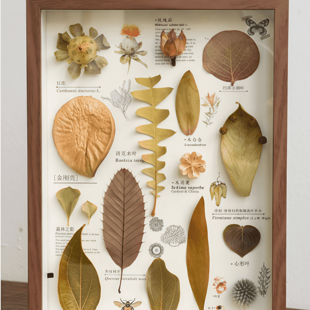 "The Rainforest Seed Vault" Tropical Specimen Shadow Box - Yunicrafts