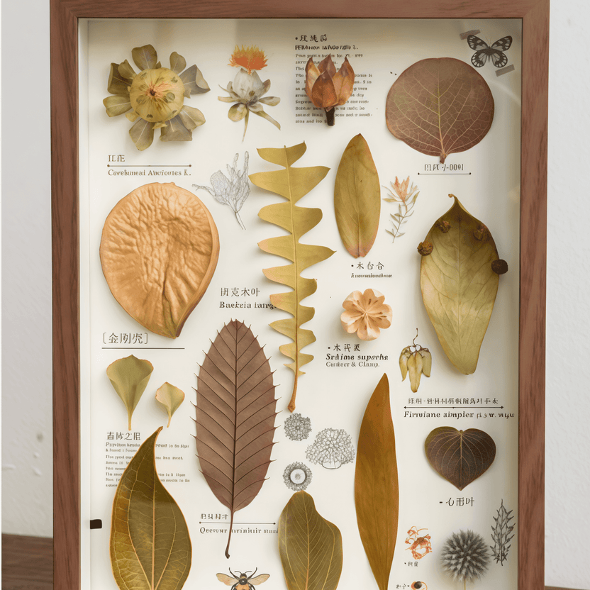 "The Rainforest Seed Vault" Tropical Specimen Shadow Box - Yunicrafts