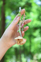 "The Spring Whisper" - Pastel Hand - Woven Bracelet with Nut Shell Bells - Yunicrafts