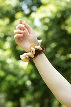 "The Tribal Dancer" - Handcrafted Nut Shell Rattle Bracelet - Yunicrafts