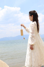 "The Zen Bamboo" - Handcrafted Natural Bamboo Wind Chime with Maple Leaf - Yunicrafts