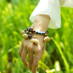 "Tribal Vine" Natural Branch Seed Bangle - Yunicrafts