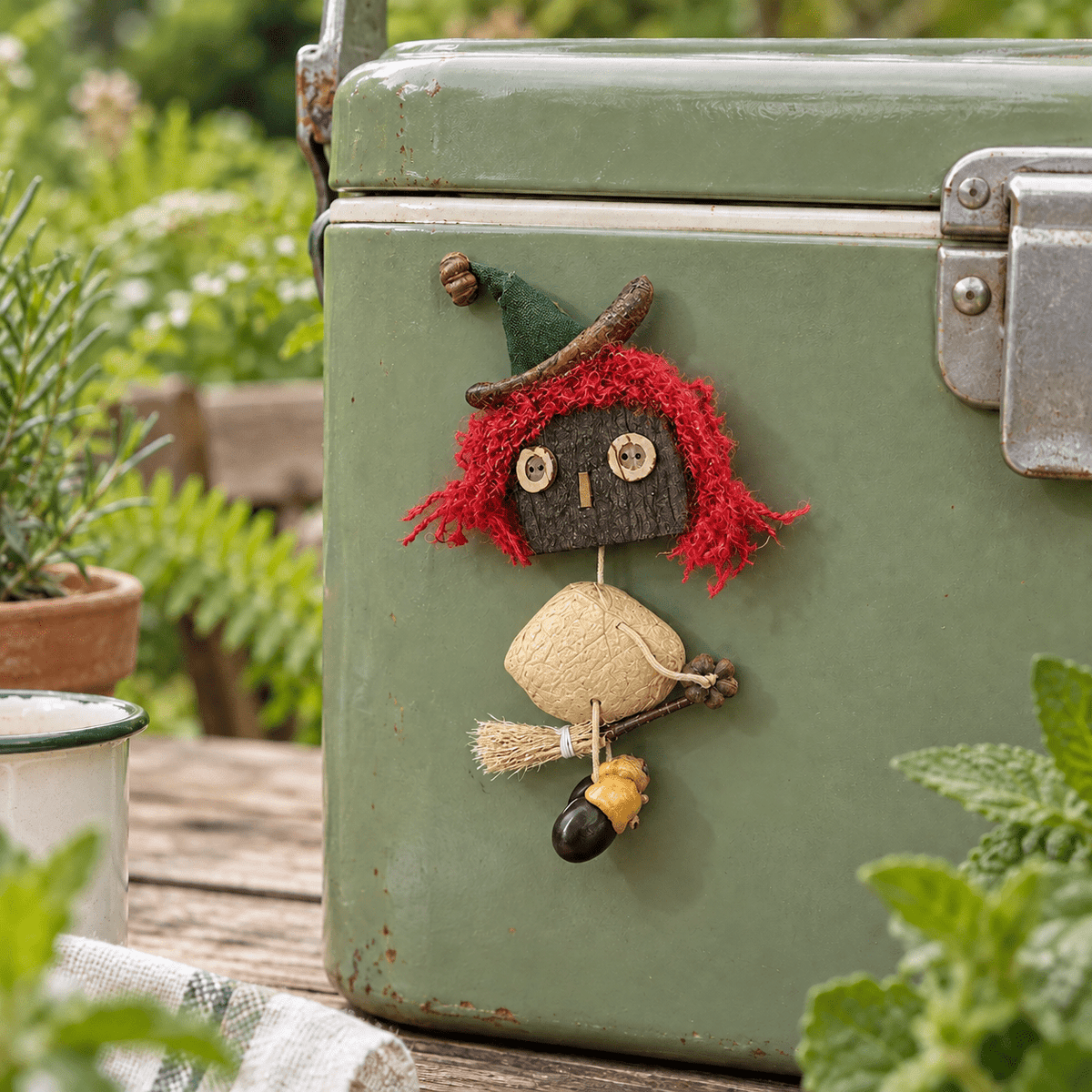 “Witch Kiki” Fridge Magnet - Yunicrafts