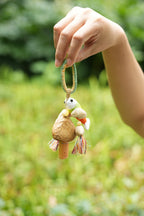 "The Lucky Koi" - Crochet Carp Charm with 'Top Fortune' Wood Tag - Yunicrafts