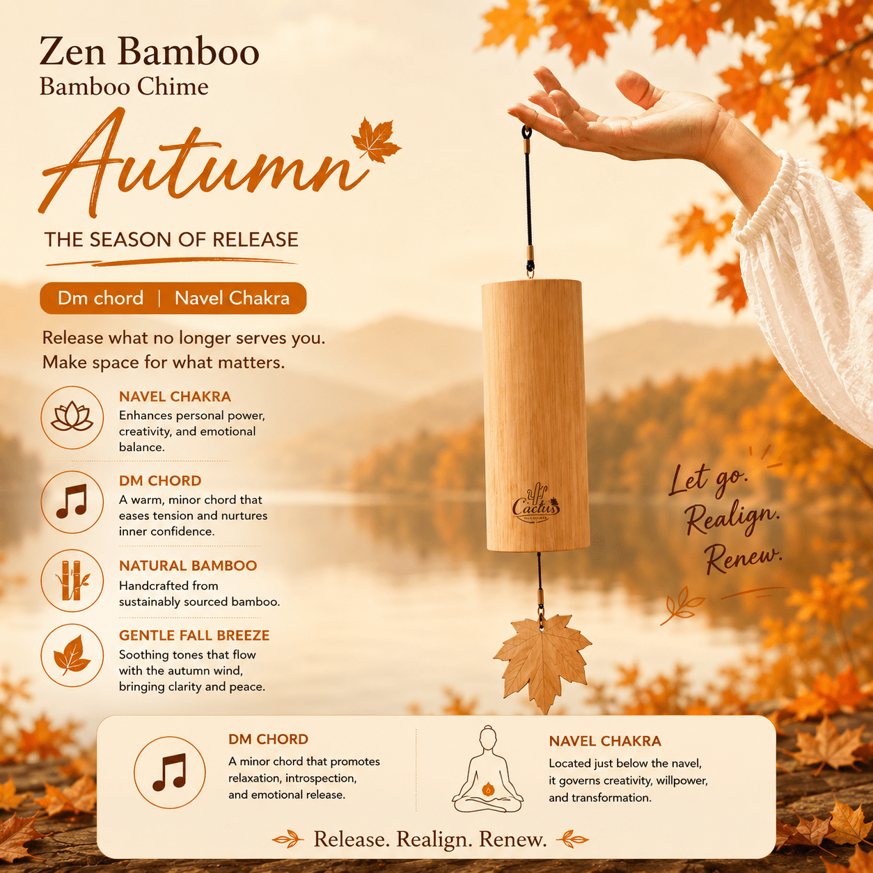 "Zen Bamboo" Bamboo Chime - Yunicrafts