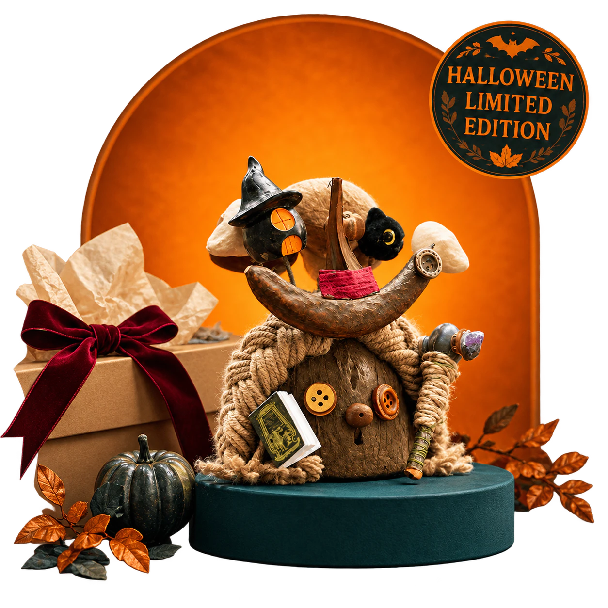 "The Forest Wizard" Seed Doll